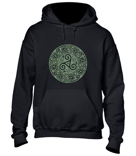 Celtic triskele hoody hoodie - triskele,