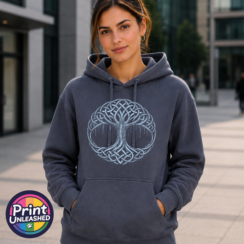 Celtic tree life hoodie - tree,